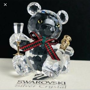 Swarovski crystal bear. Celebration with box